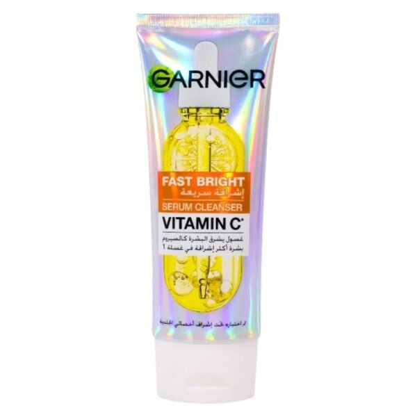 Garnier Fast Bright Vitamin C Serum Cleanser, 100ml – Wholesale & Export UAE
