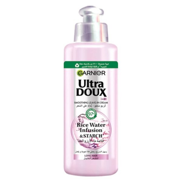 Garnier-Ultra-Doux-Rice-Water-Infusion-and-Starch-Smoothing-Leave-in-Cream-200ml Garnier Ultra Doux Rice Water Infusion and Starch Smoothing Leave-in Cream 200ml – Wholesale & Export UAE
