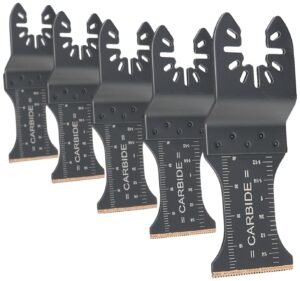 Genesis GAMT541C5 Universal 5Piece QuickFit 1 38 Oscillating MultiTool QuickRelease Carbide Flush Cut Blade – Wholesale & Export UAE