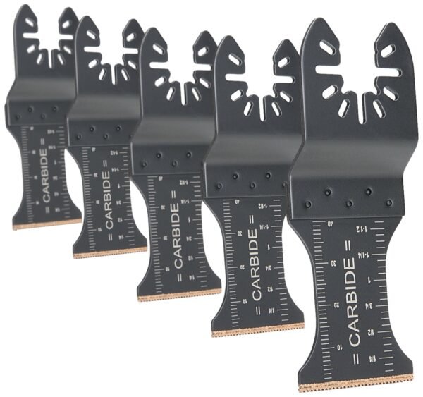 Genesis GAMT541C5 Universal 5Piece QuickFit 1 38 Oscillating MultiTool QuickRelease Carbide Flush Cut Blade – Wholesale & Export UAE