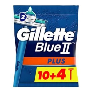 Gillette Blue Ii Plus Men's Disposable Razors, 14 Count – Wholesale & Export UAE