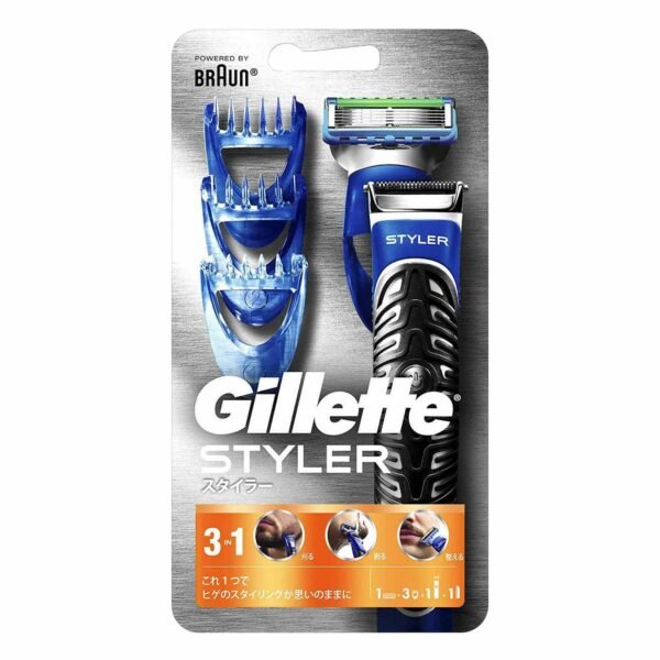 Gillette Fusion Proglide Styler 3-In-1 Beard Trimmer And Razor Blue – Wholesale & Export UAE