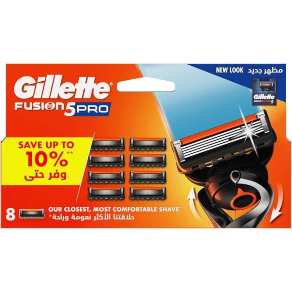 Gillette Fusion Razor Blades Blue 8 PCS – Wholesale & Export UAE