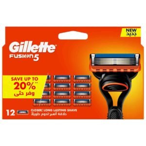 Gillette Fusion5 Manual Razor Blade Refills, 12 Count – Wholesale & Export UAE