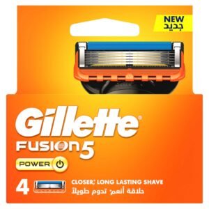 Gillette Fusion5 Power Men's Refillable Razor: 4 Blade Refills – Wholesale & Export UAE