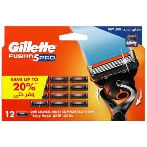 Gillette Fusion5 Pro Manual Razor Blade Refills, 12 Count – Wholesale & Export UAE