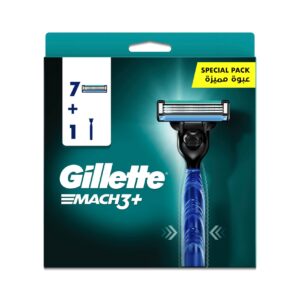 Gillette Mach3+ Shaving Razor With Cartridge Multicolour 7PCS – Wholesale & Export UAE
