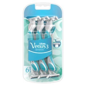 Gillette Venus Simply 3 Sensitive Disposable Razors, Pack of 6 – Wholesale & Export UAE