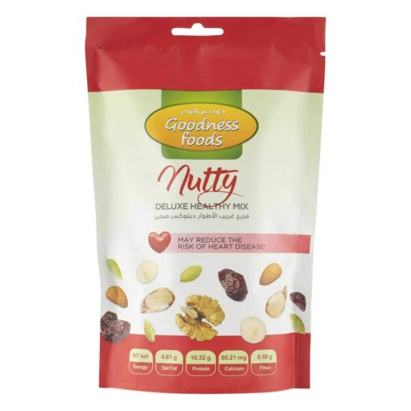 Goodness Foods Nutty Deluxe Healthy Mix, 34g – Wholesale & Export UAE