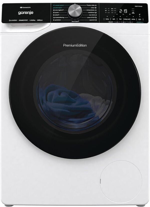Gorenje-10.5Kg-Front-Load-Washing-Machine-with-Inverter-Motor-Wifi-Enabled-Operations-Wave-Drum-1400-RPM-Made-in-Slovenia-WNS1X4ARTWIFI Gorenje 10.5Kg Front Load Washing Machine with Inverter Motor, Wifi Enabled Operations, Wave Drum, 1400 RPM, Made in Slovenia, WNS1X4ARTWIFI – Wholesale & Export UAE
