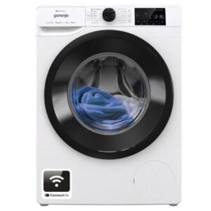 Gorenje 8 Kg Smart Front Load Washing Machine, Wifi Operation : Connect Life, White, 1200 RPM,15 programmes, Inverter PowerDrive motor WPNEI – Wholesale & Export UAE