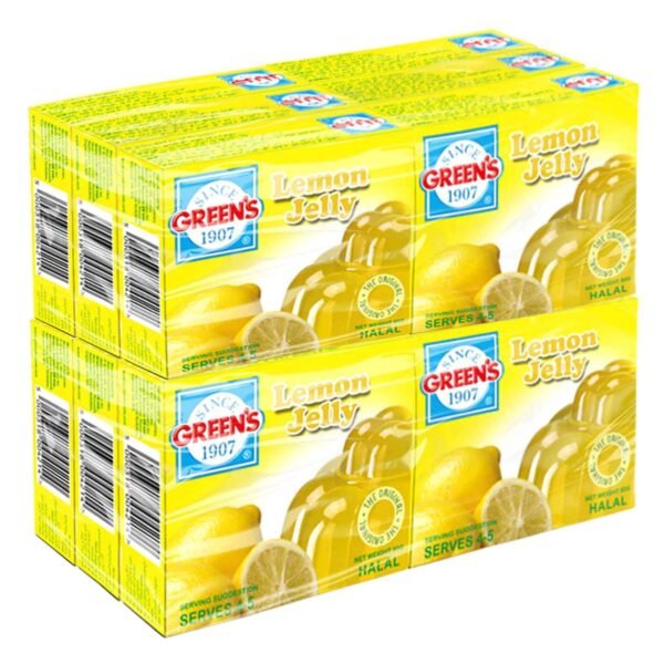 Greens Lemon Jelly 80gx12 – Wholesale & Export UAE