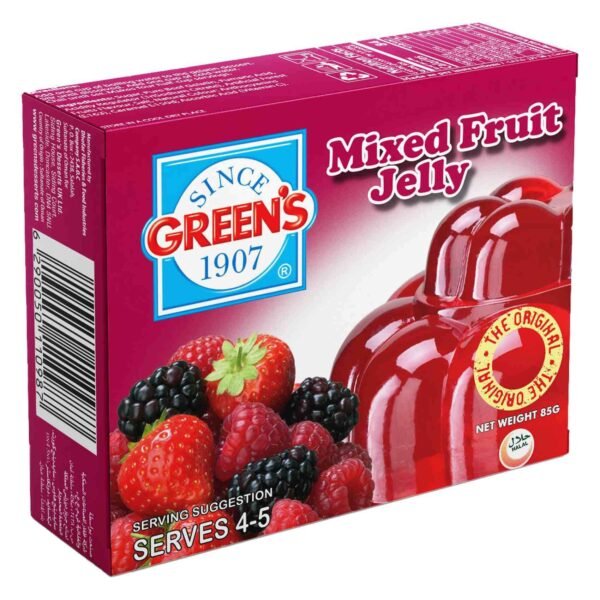Greens Mixed Fruit Jelly 80g – Wholesale & Export UAE