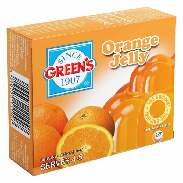 Greens-Orange-Jelly-80g-2 Greens Orange Jelly 80g – Wholesale & Export UAE