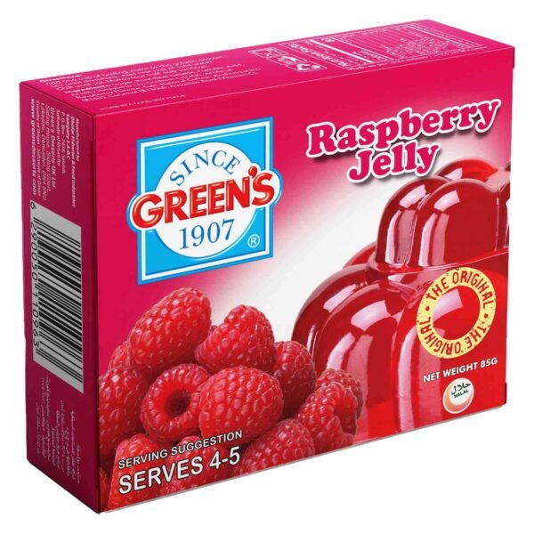 Greens Raspberry Jelly 80g – Wholesale & Export UAE