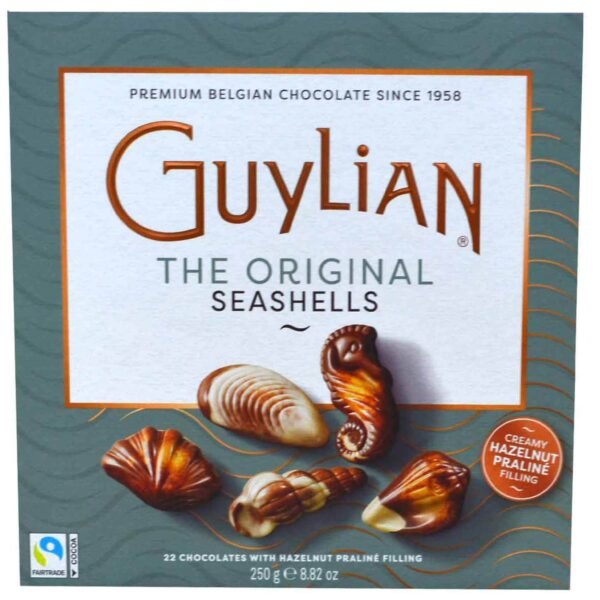 Guylian The Original Seashells Belgian Chocolate with Hazelnut Praline Filling, 250g – Wholesale & Export UAE