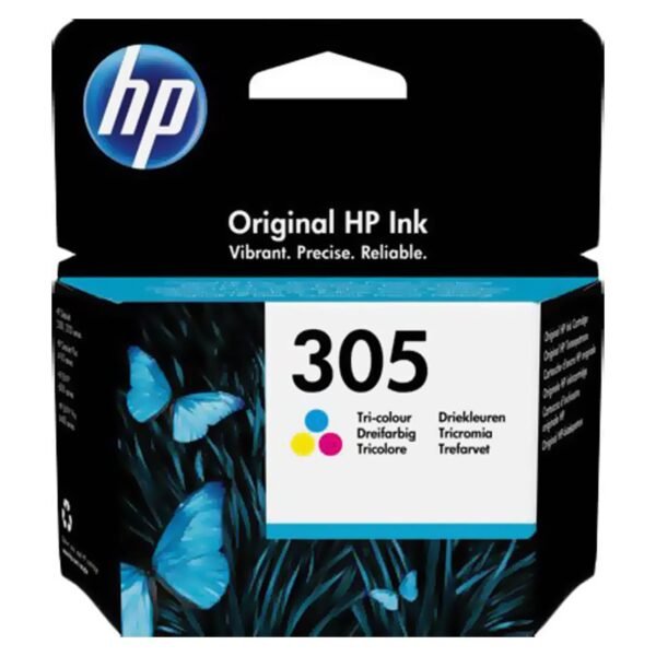 HP 305 TRICOLOR Original Ink Cartridge 3YM60AE – Wholesale & Export UAE