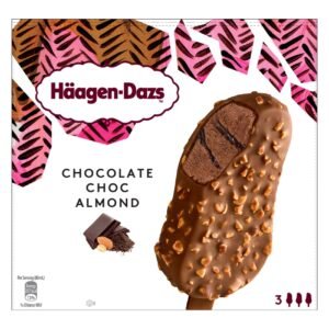 Haagen-Dazs Chocolate Choc, Almond Ice Cream Stick, 80ml Pack of 3 – Wholesale & Export UAE