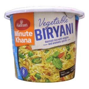 Haldiram's Minute Khana Vegetable Biryani Instant Meal, 70g – Wholesale & Export UAE