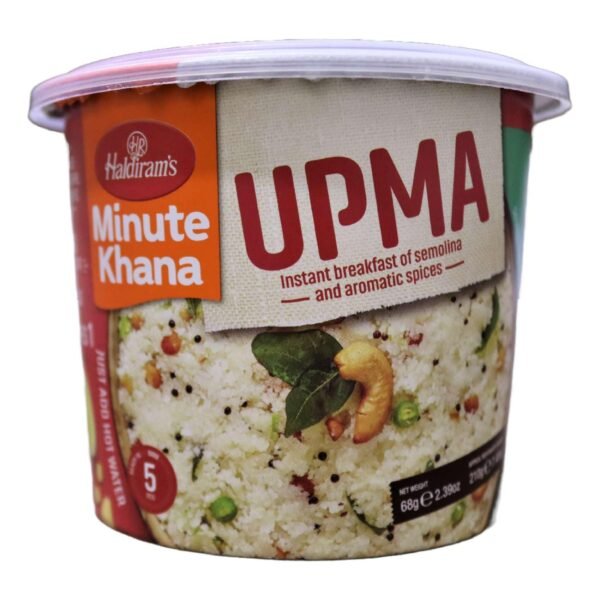 Haldiram's Minute Khana Vegetable Upma Instant Meal, 68g – Wholesale & Export UAE