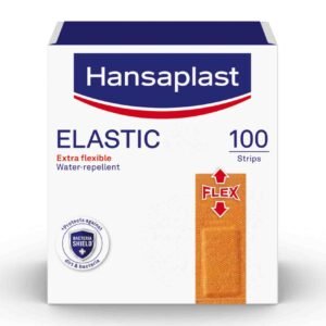 Hansaplast Elastic Plaster, Flexible, Water-Repellent, 100 Strips – Wholesale & Export UAE