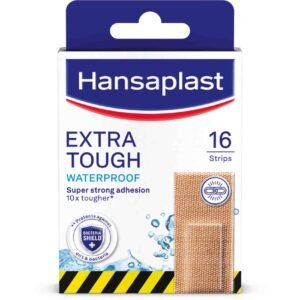 Hansaplast Extra Robust Wound Plasters, Waterproof, 16 Strips – Wholesale & Export UAE