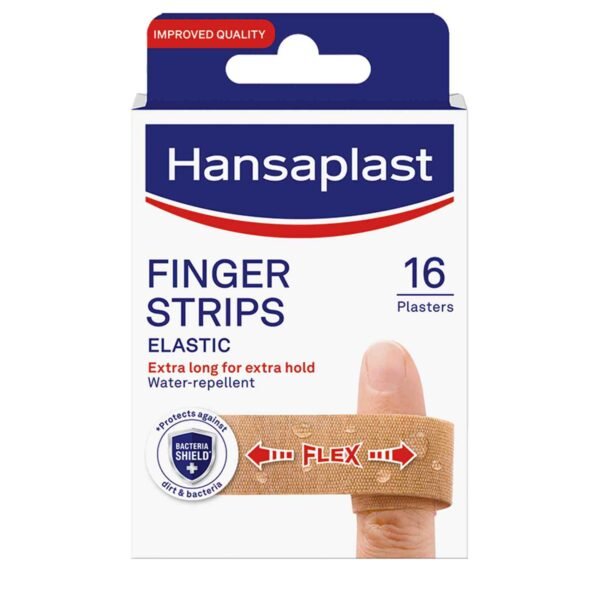 Hansaplast Fingerstrips Plaster, Flexible, Water-repellent, 16 Strips – Wholesale & Export UAE