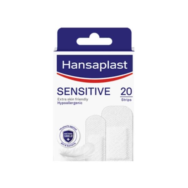 Hansaplast Sensitive Wound Plasters, Skin Friendly, Non-stick, 20 Strips – Wholesale & Export UAE
