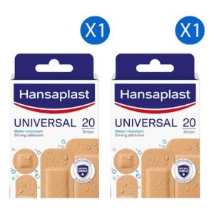 Hansaplast Universal Water-Resistant Plaster, 20 Strips, Pack of 2 – Wholesale & Export UAE