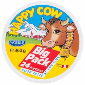 Happy Cow Processed Portion Cheese Triangles, 24 Portions, 360g – Wholesale & Export UAE