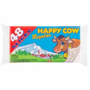 Happy Cow Regular Processed Cheese Slices, 800g – Wholesale & Export UAE