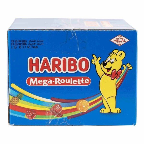 Haribo Mega Roulette Candy, 45g Pack of 42 – Wholesale & Export UAE