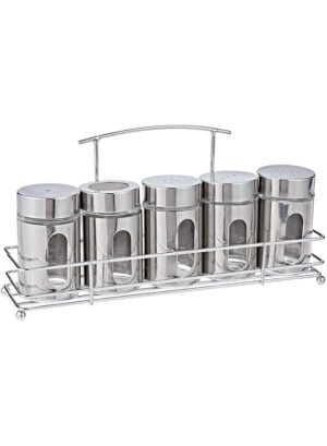 Harmony-85114-Spice-Shakers-with-Metal-Rack-Set-5-Pieces-3 Harmony 85114 Spice Shakers with Metal Rack Set 5 Pieces – Wholesale & Export UAE