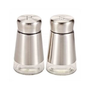 Harmony Table Top Salt And Pepper Shaker Silver 90ml 2 PCS – Wholesale & Export UAE