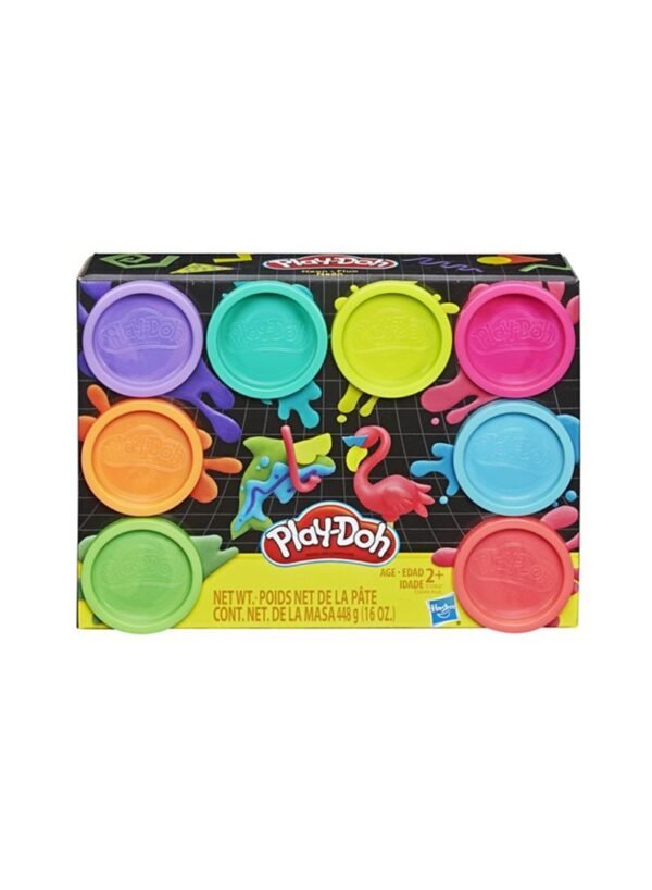 Hasbro Play-Doh Neon Modelling Compound Multicolour 2 Years and above 448g 8 PCS – Wholesale & Export UAE