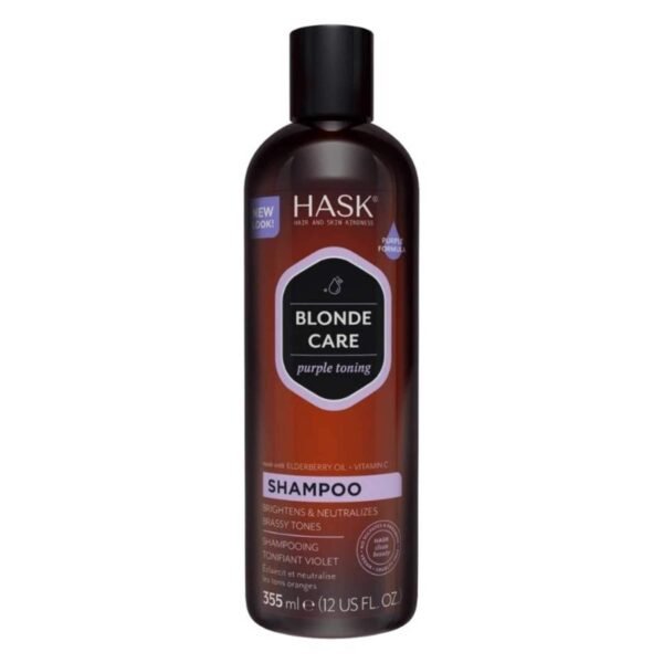 Hask Blonde Care Purple Toning Shampoo, 355ml – Wholesale & Export UAE