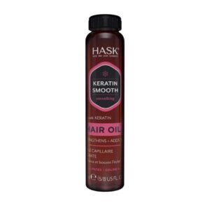 Hask Keratin Protein Smoothing Shine Hair Oil Brown 18ml – Wholesale & Export UAE