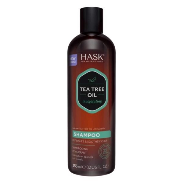 Hask Shampoo, Tea Tree Oil and Rosemary invigorating, 355ml – Wholesale & Export UAE