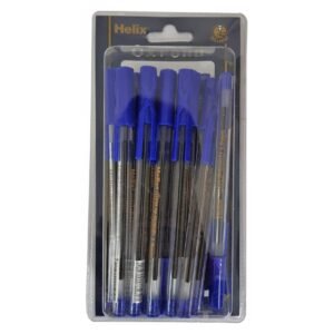 Helix Oxford Stick Ballpoint Pen Blue 1mm 25 PCS – Wholesale & Export UAE