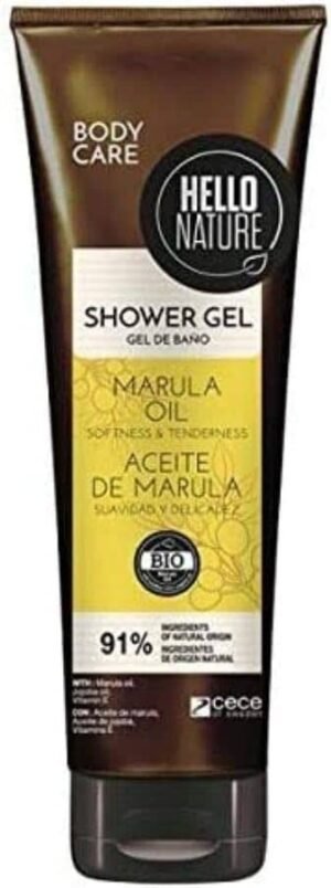 Hello-Nature-Marula-Oil-Shower-Gel-To-Moisturizes-amp-Softens-The-Skin-Give-Your-Skin-A-Velvety-Touch-250ml Hello Nature Marula Oil Shower Gel, To Moisturizes & Softens The Skin, Give Your Skin A Velvety Touch, 250ml – Wholesale & Export UAE