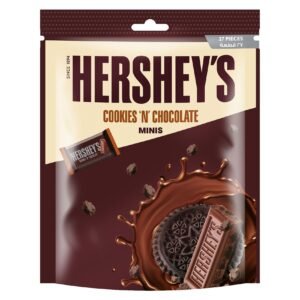 Hershey's Cookies 'N' Chocolate Minis Milk Chocolate Bar Pouch, 140g – Wholesale & Export UAE