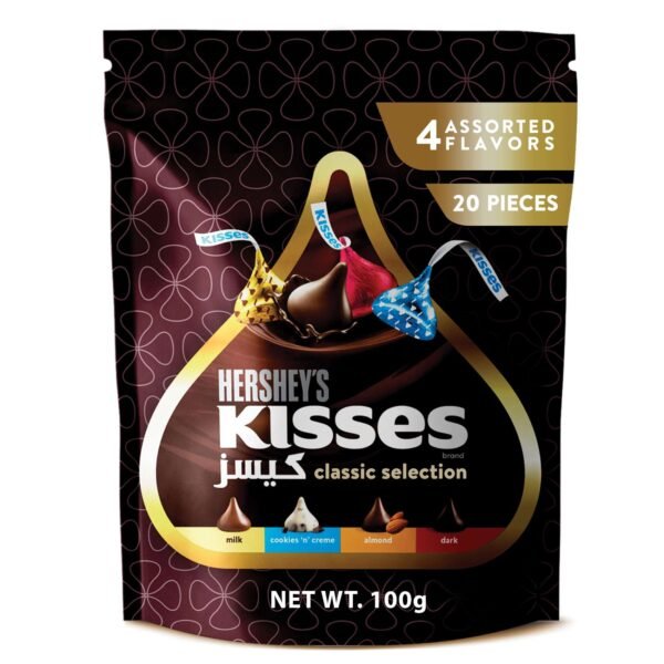 Hershey's Kisses assorted Classic Selection Chocolate 100g – Wholesale & Export UAE