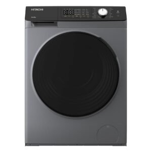 Hitachi 8KG Front Load Washing Machine, 1200 RPM, 10-Year Warranty on Inverter Motor, 16 Programs , Dark Grey, BD-802HVOS – Wholesale & Export UAE