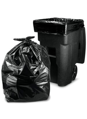 Home Cleaning dustbin liners Black roll 65 x 80 cm, 20 pieces Garbage Bag 2 Roll – Wholesale & Export UAE