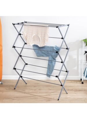 Honey Can Do Oversize Collapsible Clothes Drying Rack Stand DRY-09066 Silver, 50 lbs – Wholesale & Export UAE
