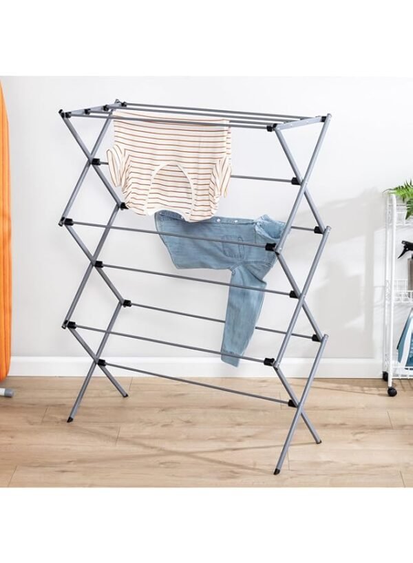 Honey Can Do Oversize Collapsible Clothes Drying Rack Stand DRY-09066 Silver, 50 lbs – Wholesale & Export UAE