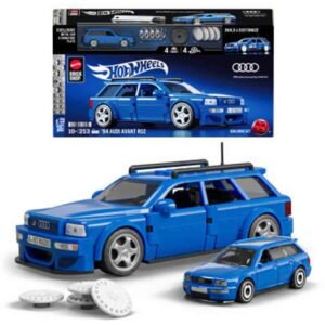Hot Wheels Brick Shop Audi RS2 Blue Building Set Model Car – Wholesale & Export UAE