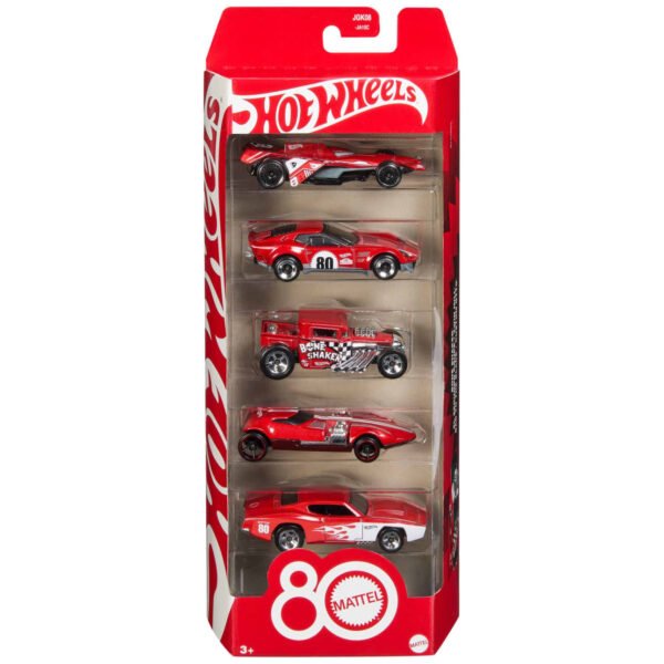 Hot Wheels Core Mattel 80th Anniversary Die-Cast Cars 5-Pack – Wholesale & Export UAE