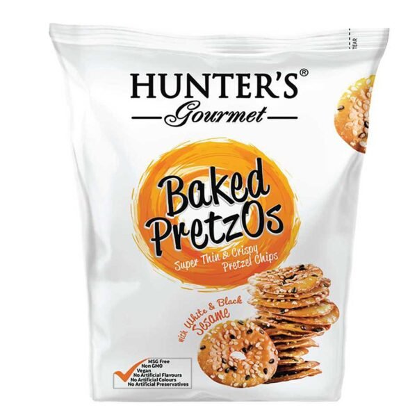 Hunterx27s-Gourmet-Baked-with-Black-and-White-Sesame-Pretzos-80g-2 Hunter's Gourmet Baked with Black and White Sesame Pretzos, 80g – Wholesale & Export UAE