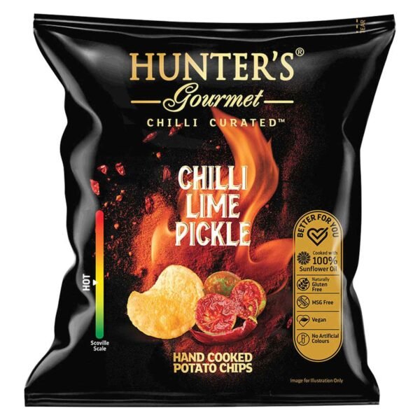 Hunter's Gourmet Chilli Lime Pickle Potato Chips, 40g – Wholesale & Export UAE